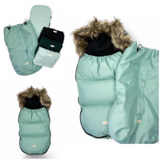 🍂Nejkrásnější odstín nadcházejícího podzimu 🍂 Sage green - na fusaku, zateplené dece a našem setu podzim/zima 💚 Vše již...