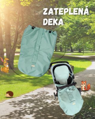 👶 Nepadací zateplená deka na jaro/podzim drží díky zipům pevně u podložky – na miminko tak nikde nefouká. 💨 Díky krytému...