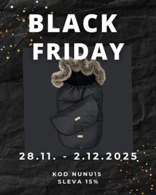 🖤 Poslední Black Friday 🖤 Mám pro Vás slevový kód -15% a platí na celý sortiment kromě výprodeje 🌟 v košíku zadek kód...